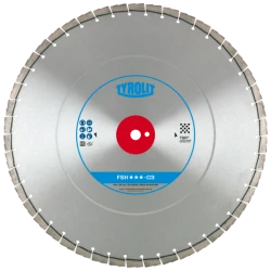 TYROLIT PREMIUM FSX-C3 1000 X 4.4 MM, 35 / 25.4 MM diamond disc | Great Price | Online Store - Norwit.pl