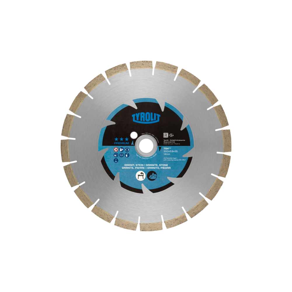 TYROLIT PREMIUM TSH 350 X 2.8 MM diamond disc | Great Price | Online Store - Norwit.pl