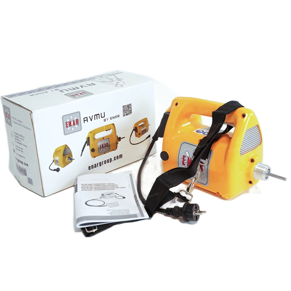 Wibrator do betonu 230V Enar AVMU z wałkiem i buławą - zestaw | Dobra Cena | Sklep Online - Norwit.pl