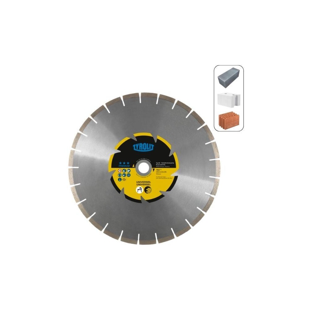 TYROLIT PREMIUM TSU 700 X 3.9 MM, 60/55 MM Diamond Disc