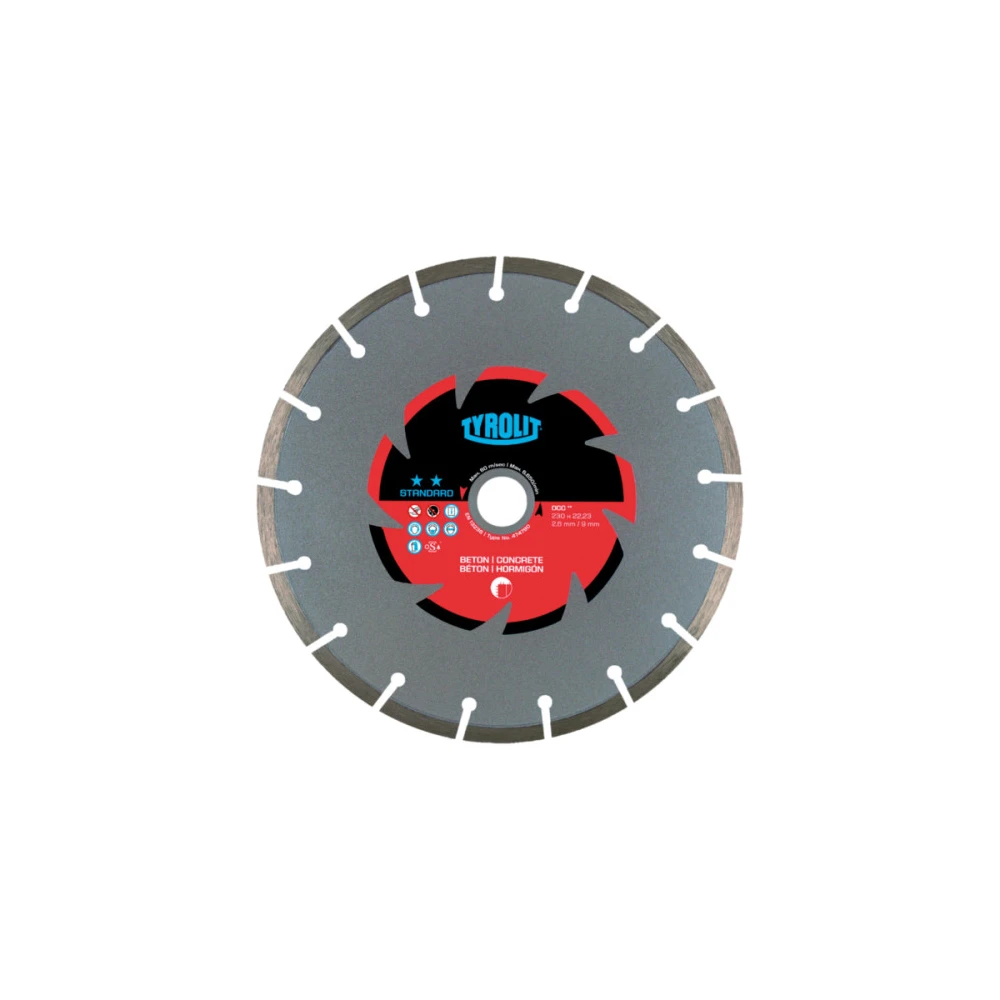 Tarcza diamentowa TYROLIT STANDARD DCC 180 X 2,6 MM | Dobra Cena | Sklep Online - Norwit.pl