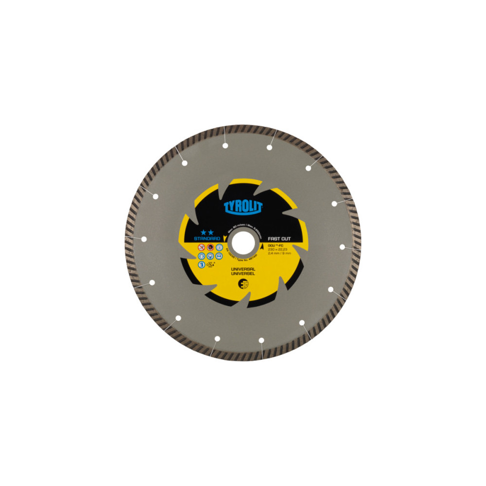 Tarcza diamentowa TYROLIT STANDARD DCU-FC 150 X 2,4 MM | Dobra Cena | Sklep Online - Norwit.pl