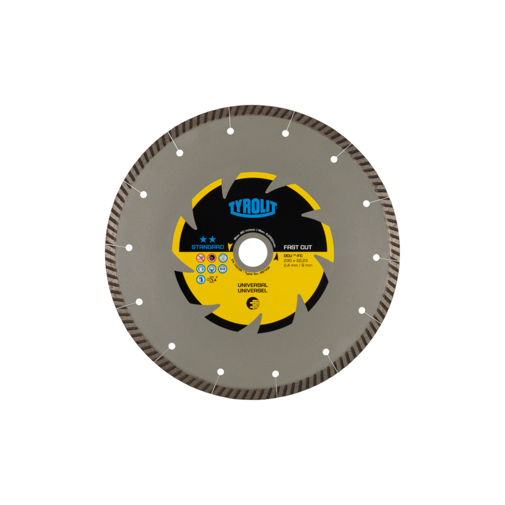 Tarcza diamentowa TYROLIT STANDARD DCU-FC 350 X 3 MM X 25,4 MM | Dobra Cena | Sklep Online - Norwit.pl