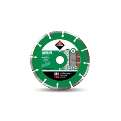 Universal diamond blade for building mats, SEGMENT rim SEV 125 PRO | Great Price | Online Store - Norwit.pl