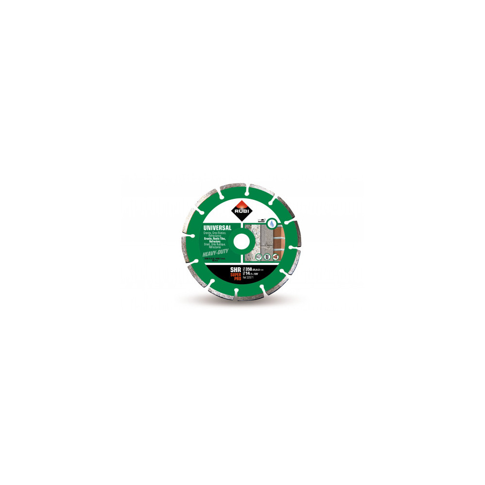 Universal diamond blade for building materials, SEGMENT SHR 350 SUPERPRO edging | Great Price | Online Store - Norwit.pl Universal diamond blade for building materials, SEGMENT SHR 350 SUPERPRO edging | Great Price | Online Store - Norwit.pl