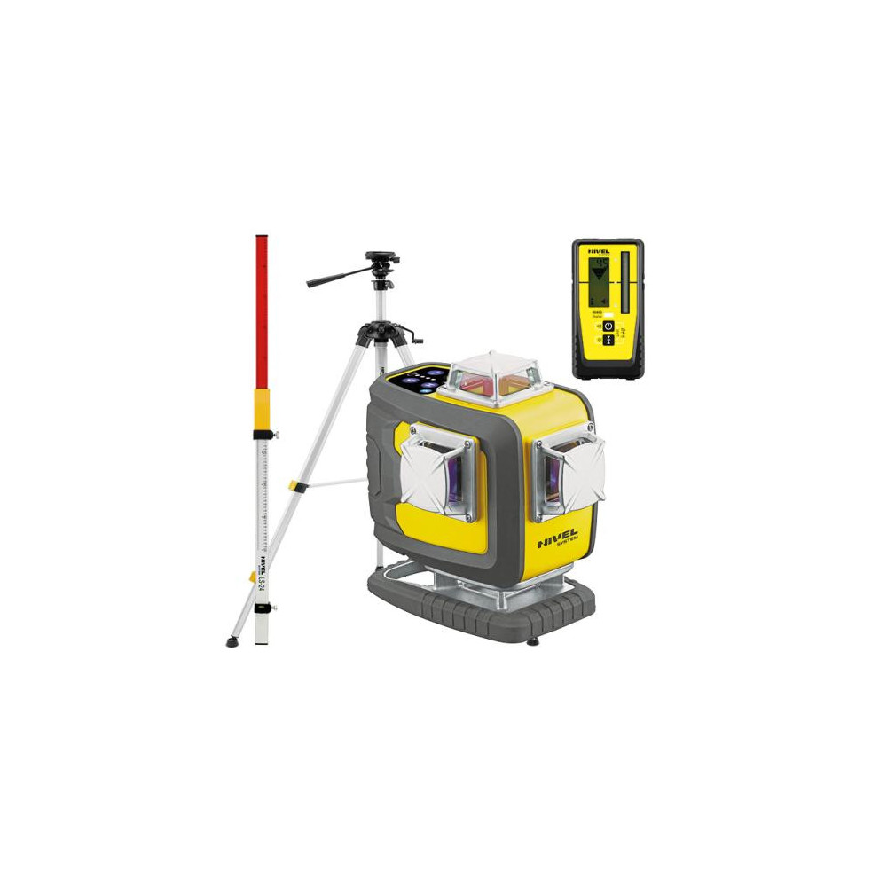 KIT Nivel System CL4D-P Construction Laser + SJJM1EX Tripod + CLS-300 Sensor + LS-24 Staff