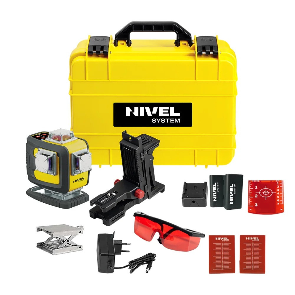 ZESTAW Laser budowlany Nivel System CL4D-R + tyczka LP36 + czujnik CLS4 | Dobra Cena | Sklep Online - Norwit.pl