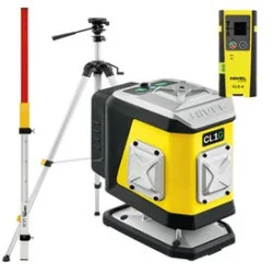 ZESTAW Laser krzyżowy Nivel System CL1G zielony + statyw SJJ-M1 EX + tyczka LS24 + odbiornik CLS4 | Dobra Cena | Sklep Online - Norwit.pl