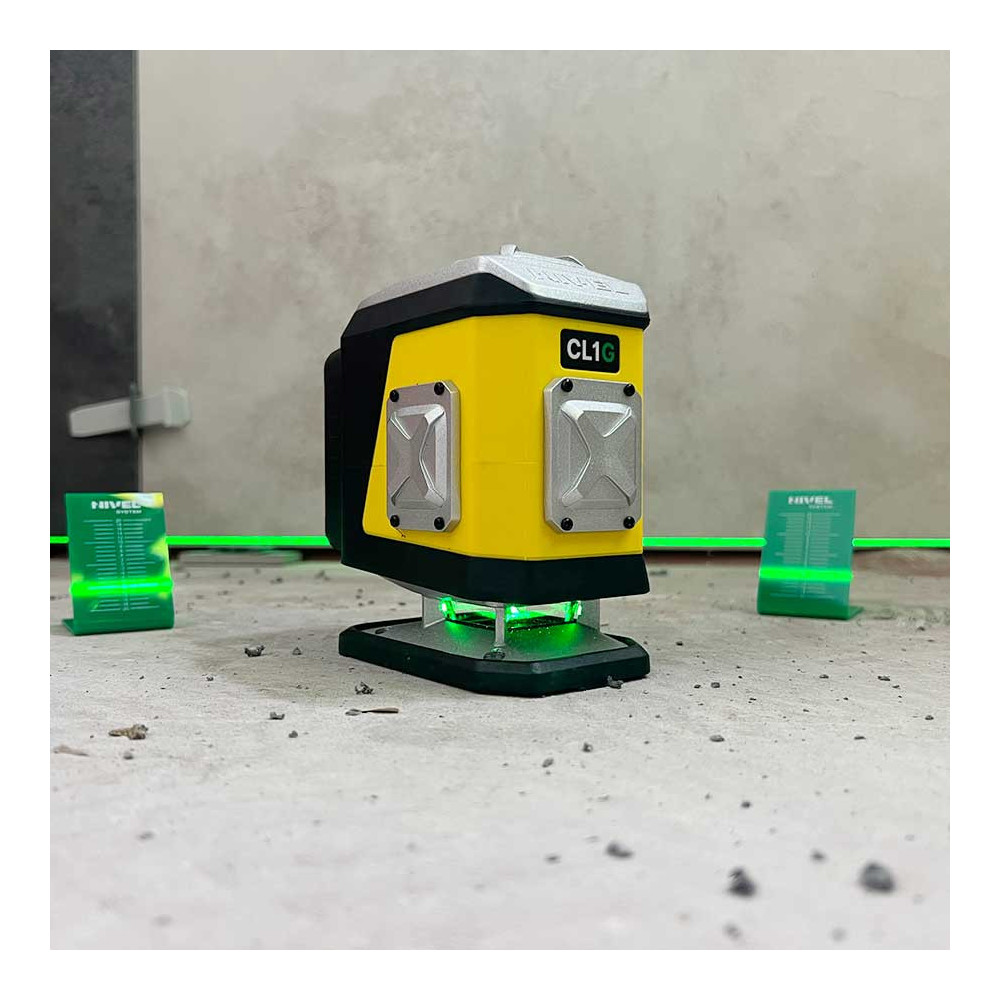 KIT Nivel System CL1G green crossed laser + SJJ-M1 EX tripod + LS24 pole + CLS4 receiver. | Great Price | Online Store - Norwit.pl