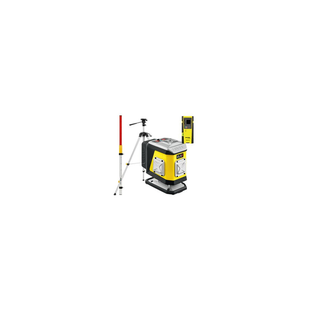 ZESTAW Laser krzyżowy Nivel System CL1R czerwony + statyw SJJM1EX  + odbiornik CLS-4 + tyczka LS24 | Dobra Cena | Sklep Online - Norwit.pl