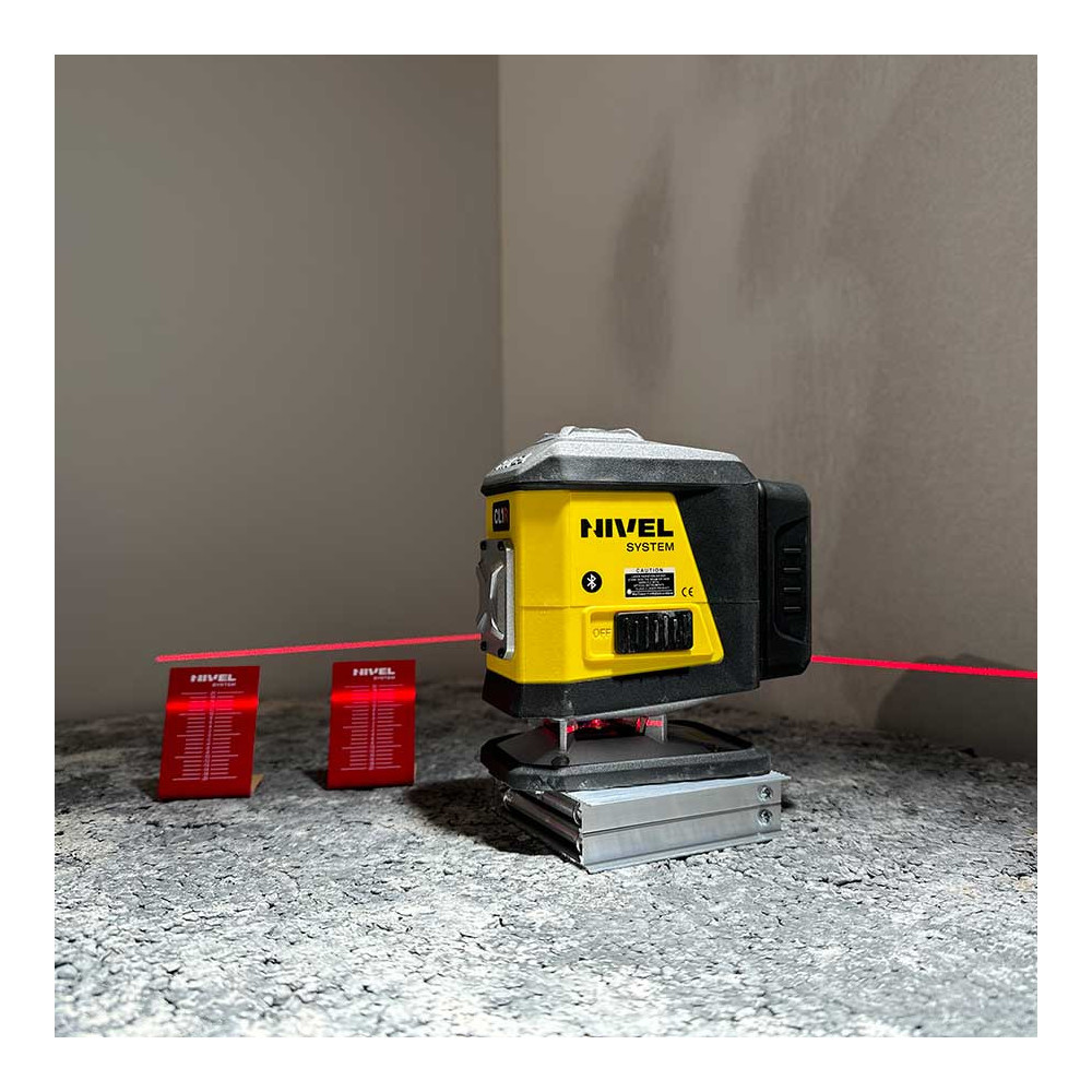 ZESTAW Laser krzyżowy Nivel System CL1R czerwony + statyw SJJM1EX  + odbiornik CLS-4 + tyczka LS24 | Dobra Cena | Sklep Online - Norwit.pl