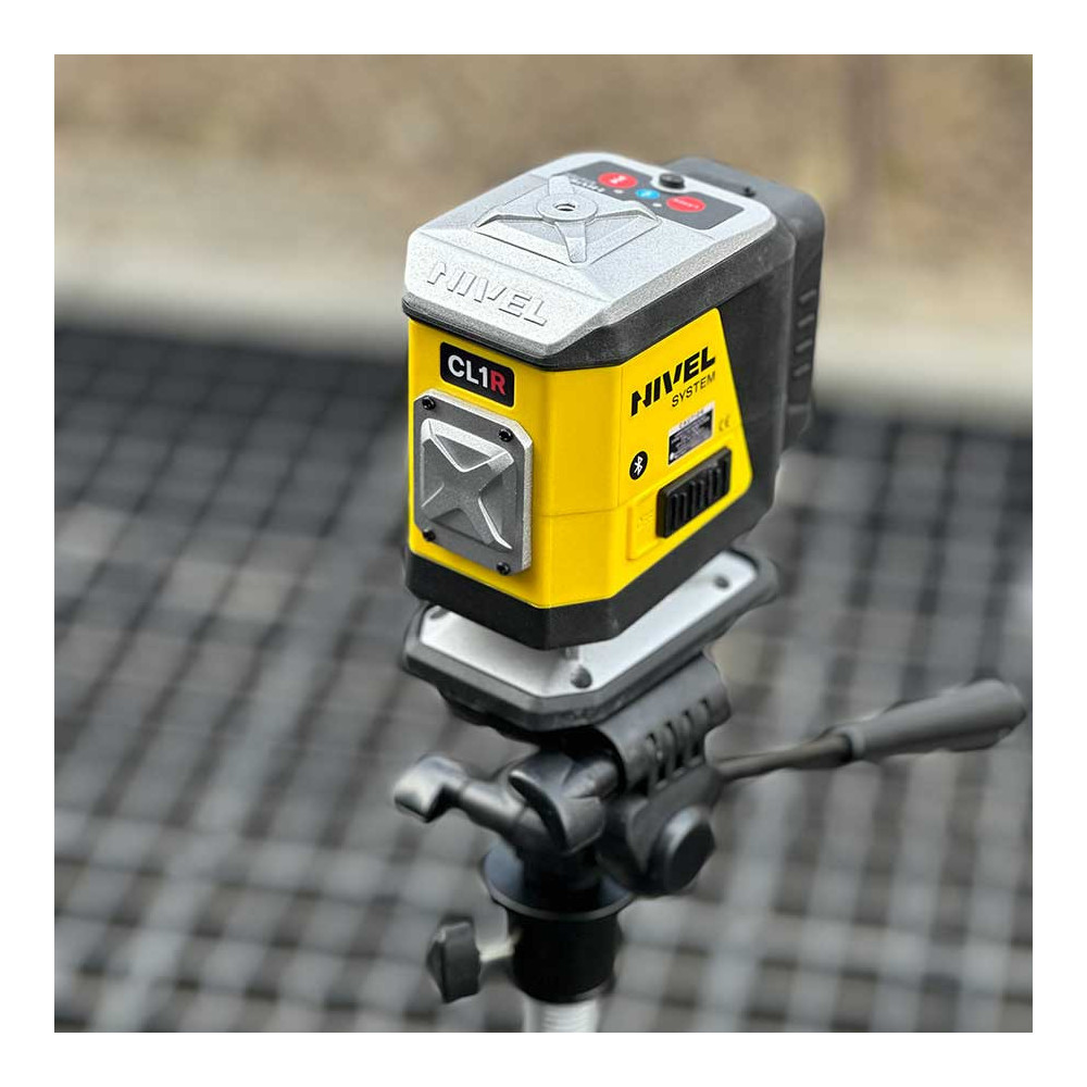 ZESTAW Laser krzyżowy Nivel System CL1R czerwony + statyw SJJM1EX  + odbiornik CLS-4 + tyczka LS24 | Dobra Cena | Sklep Online - Norwit.pl