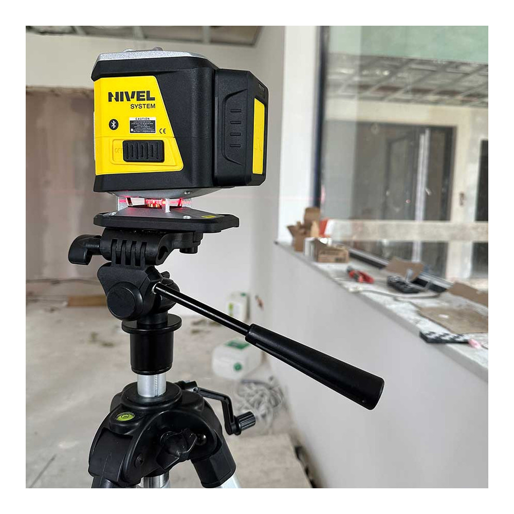 KIT Nivel System CL1R red cross line laser + SJJM1EX tripod + CLS-4 receiver + LS24 pole. | Great Price | Online Store - Norwit.pl