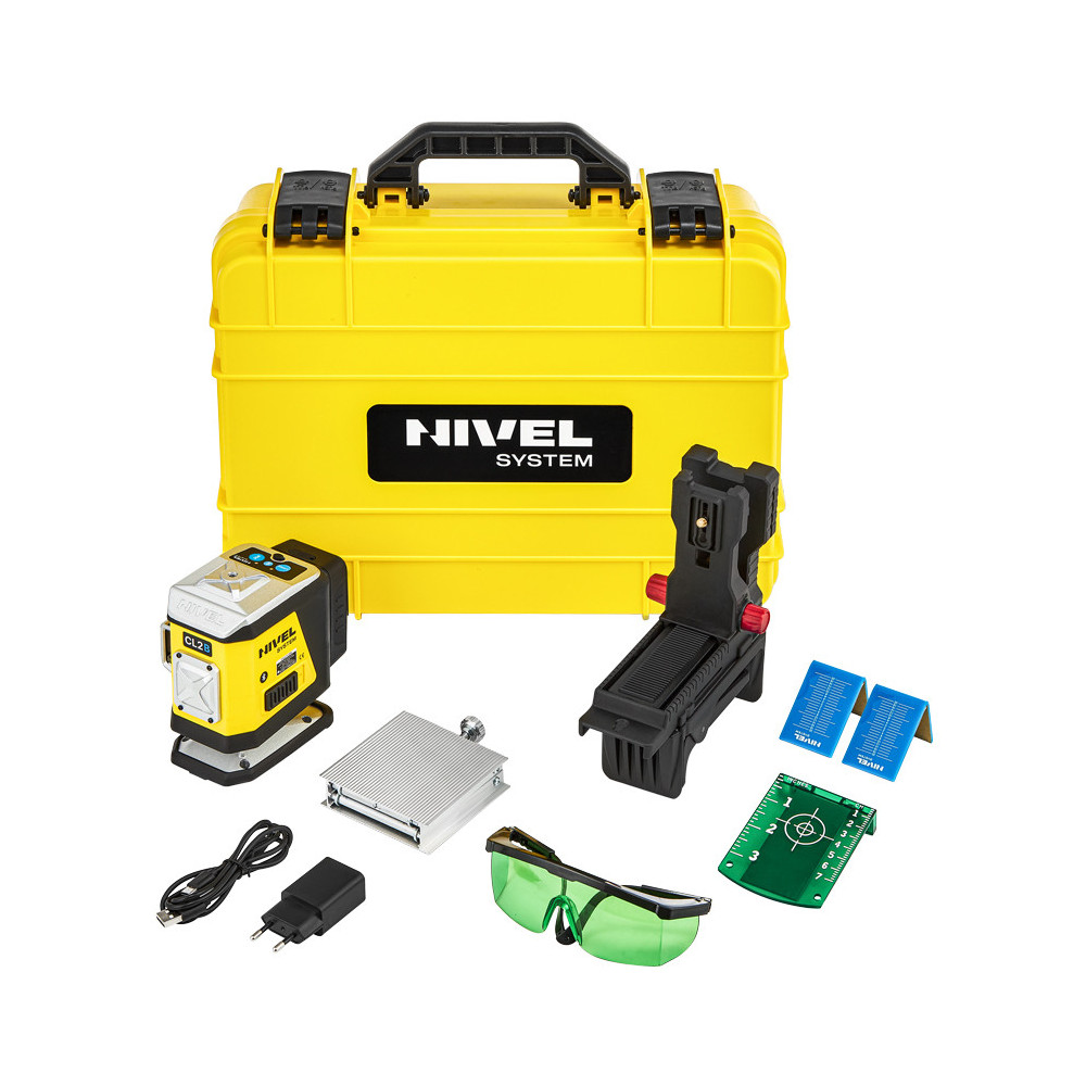 ZESTAW Laser krzyżowy Nivel System CL2B niebieski + statyw SJJ-M1 EX | Dobra Cena | Sklep Online - Norwit.pl