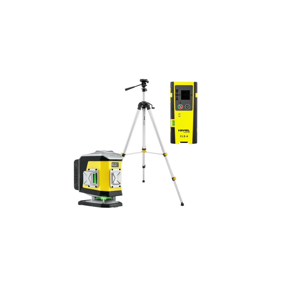 ZESTAW Laser krzyżowy Nivel System CL2G zielony + statyw SJJM1EX + czujnik CLS4 | Dobra Cena | Sklep Online - Norwit.pl