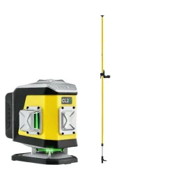ZESTAW Laser krzyżowy Nivel System CL2G zielony + tyczka LP36 | Dobra Cena | Sklep Online - Norwit.pl