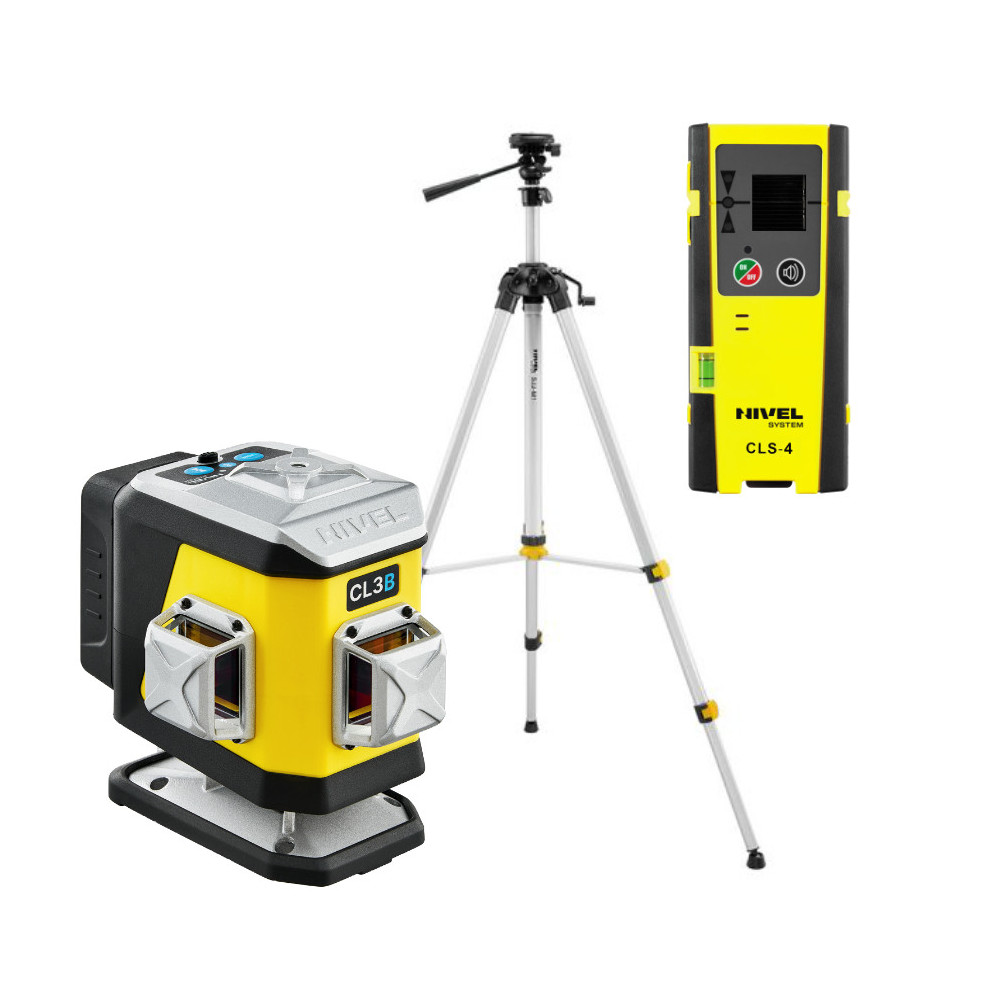 ZESTAW Laser krzyżowy Nivel System CL3B niebieski + statyw SJJM1EX + czujnik CLS4 | Dobra Cena | Sklep Online - Norwit.pl