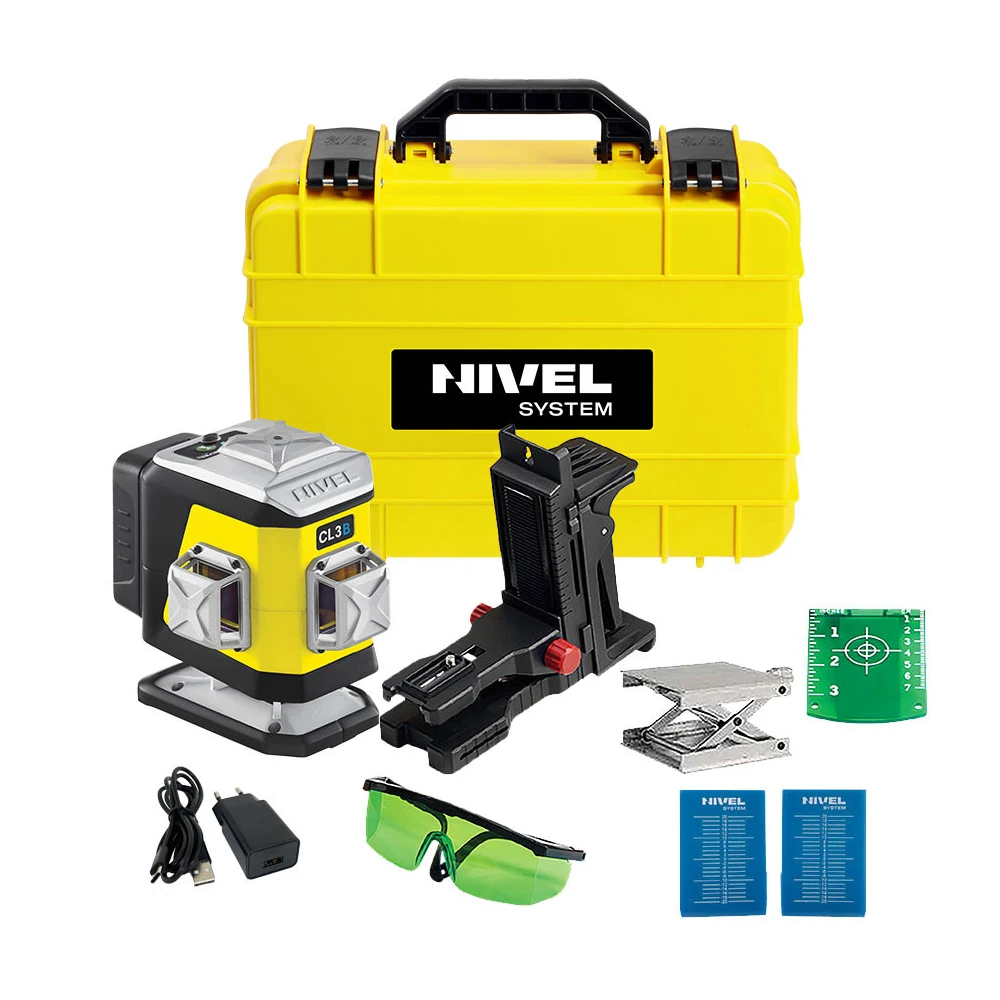 ZESTAW Laser krzyżowy Nivel System CL3B niebieski + statyw SJJM1EX + czujnik CLS4 | Dobra Cena | Sklep Online - Norwit.pl