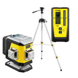 KIT Nivel System CL3B blue cross line laser + SJJM1EX tripod + CLS-300 sensor | Great Price | Online Store - Norwit.pl