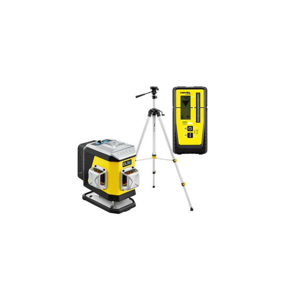KIT Nivel System CL3B blue cross line laser + SJJM1EX tripod + CLS-300 sensor | Great Price | Online Store - Norwit.pl