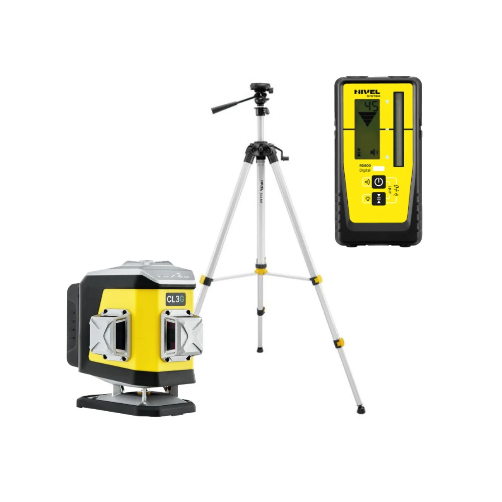 ZESTAW Laser krzyżowy Nivel System CL3G zielony + statyw SJJM1EX + czujnik RD800 | Dobra Cena | Sklep Online - Norwit.pl