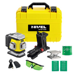 KIT Nivel System CL3G green cross line laser + SJJM1EX tripod + CLS-300 sensor | Great Price | Online Store - Norwit.pl