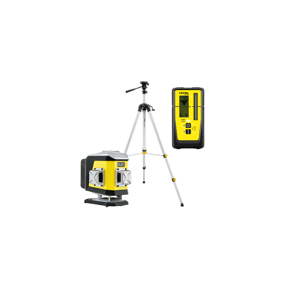 ZESTAW Laser krzyżowy Nivel System CL3R czerwony + statyw SJJM1EX + czujnik CLS-300 | Dobra Cena | Sklep Online - Norwit.pl