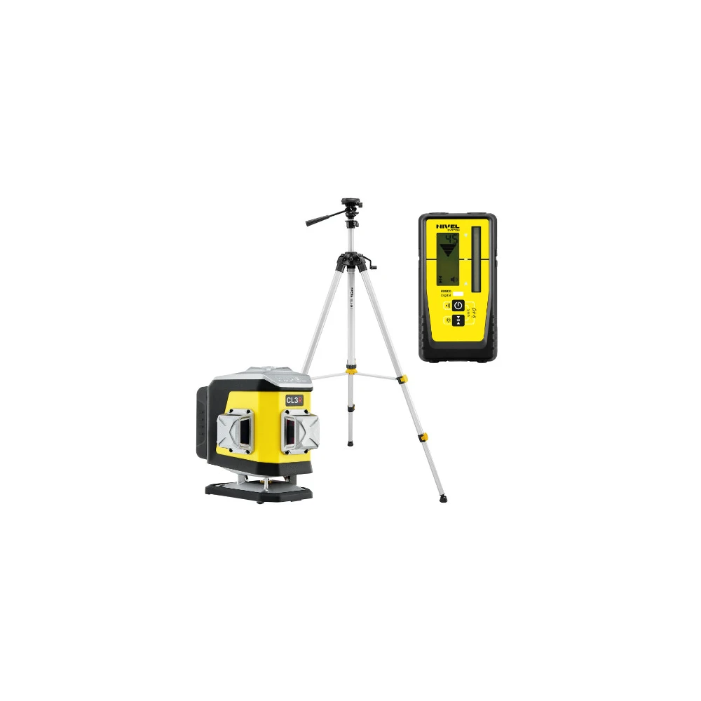 ZESTAW Laser krzyżowy Nivel System CL3R czerwony + statyw SJJM1EX + czujnik RD800 | Dobra Cena | Sklep Online - Norwit.pl