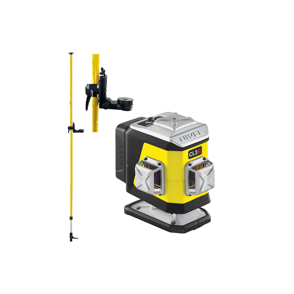 ZESTAW Laser krzyżowy Nivel System CL3R czerwony + tyczka LP36 | Dobra Cena | Sklep Online - Norwit.pl