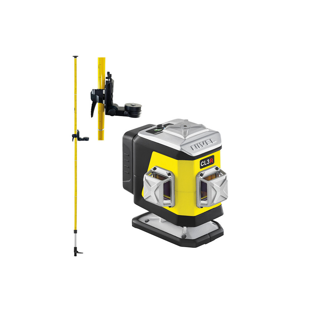 KIT Nivel System CL3R red cross line laser + LP36 pole | Great Price | Online Store - Norwit.pl