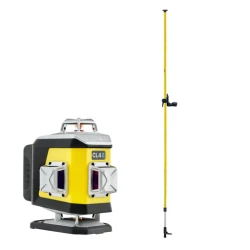 ZESTAW Laser krzyżowy Nivel System CL4B niebieski + tyczka LP36 | Dobra Cena | Sklep Online - Norwit.pl