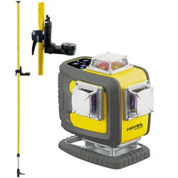 KIT Nivel System CL4D-P purple cross line laser + LP-36 pole | Great Price | Online Store - Norwit.pl