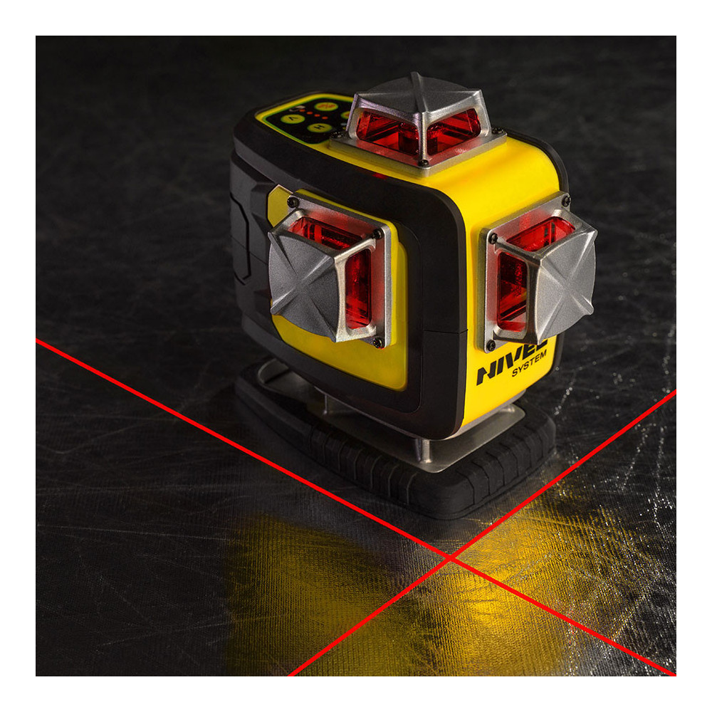ZESTAW Laser krzyżowy Nivel System CL4D-R czerwony + statyw SJJM1EX + odbiornik CLS4 | Dobra Cena | Sklep Online - Norwit.pl