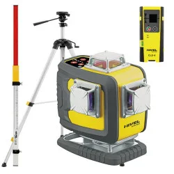 ZESTAW Laser krzyżowy Nivel System CL4D-R czerwony + statyw SJJM1EX + odbiornik CLS4 + łata LS24 | Dobra Cena | Sklep Online - Norwit.pl