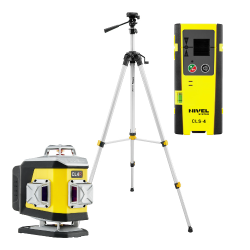 KIT Nivel System CL4R red cross line laser + SJJM1EX tripod + CLS4 sensor | Great Price | Online Store - Norwit.pl