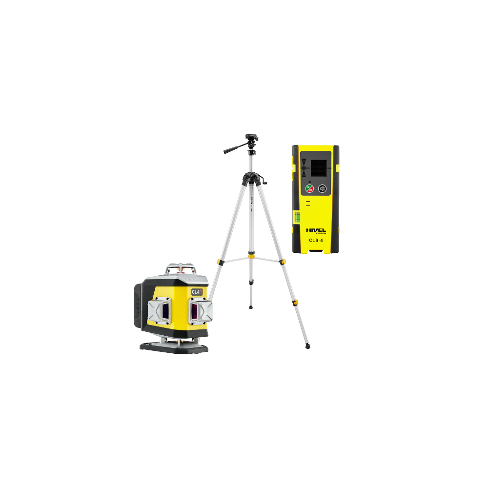 KIT Nivel System CL4R red cross line laser + SJJM1EX tripod + CLS4 sensor | Great Price | Online Store - Norwit.pl