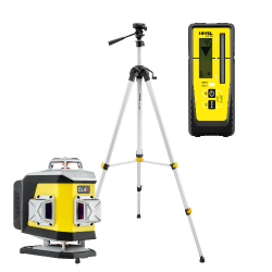 KIT Nivel System CL4R red cross line laser + SJJM1EX tripod + CLS-300 sensor | Great Price | Online Store - Norwit.pl
