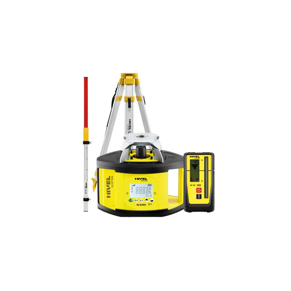 ZESTAW Niwelator laserowy Nivel System NL540G DIGITAL zielony z czujnikiem cyfrowym + łata LS-24 + statyw SJJ32 | Dobra Cena | Sklep Online - Norwit.pl