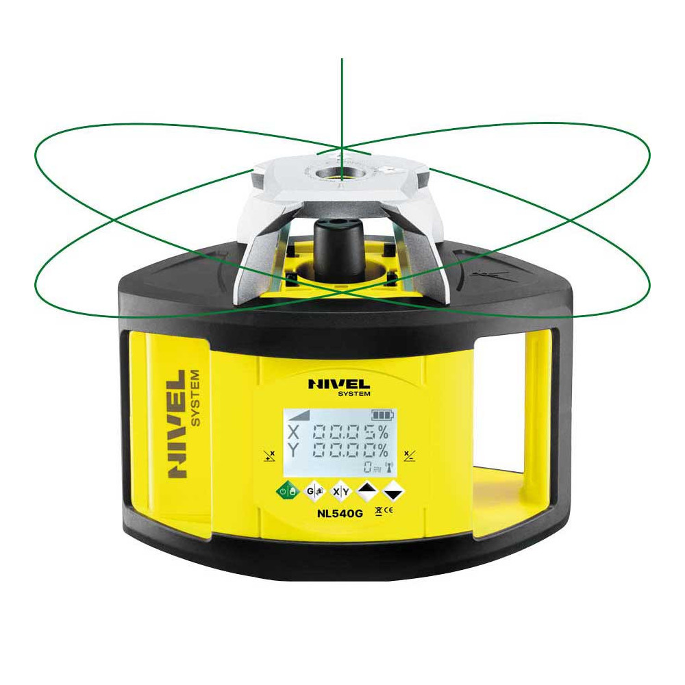 ZESTAW Niwelator laserowy Nivel System NL540G DIGITAL zielony z czujnikiem cyfrowym + łata LS-24 + statyw SJJ1 | Dobra Cena | Sklep Online - Norwit.pl