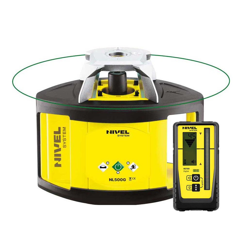 ZESTAW Niwelator laserowy rotacyjny Nivel System NL500G DIGITAL + statyw SJJ32 + łata LS-24 | Dobra Cena | Sklep Online - Norwit.pl
