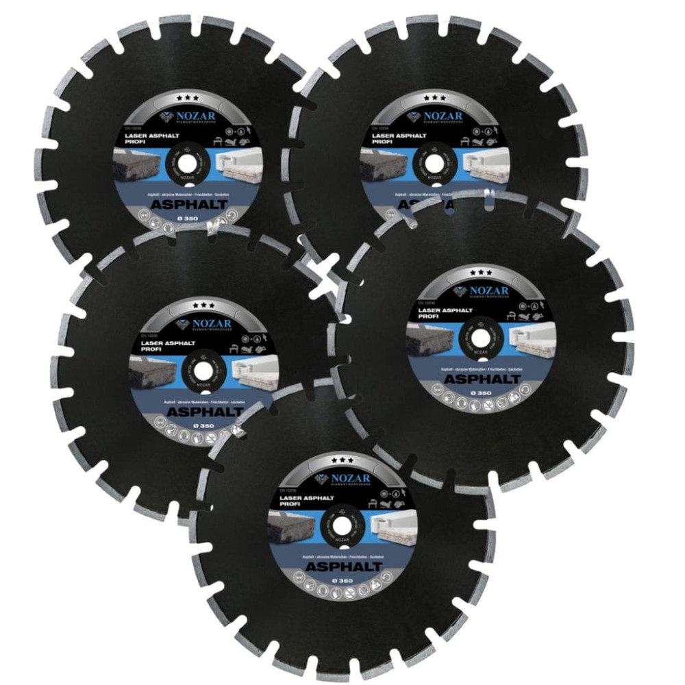 Set of diamond discs NOZAR LAM PROFI 350mm pcs.5 | Great Price | Online Store - Norwit.pl Set of diamond discs NOZAR LAM PROFI 350mm pcs.5 | Great Price | Online Store - Norwit.pl