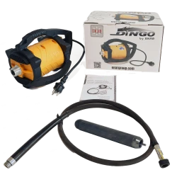 CONCRETE VIBRATOR KIT Enar DINGO 230V with roller and rollers