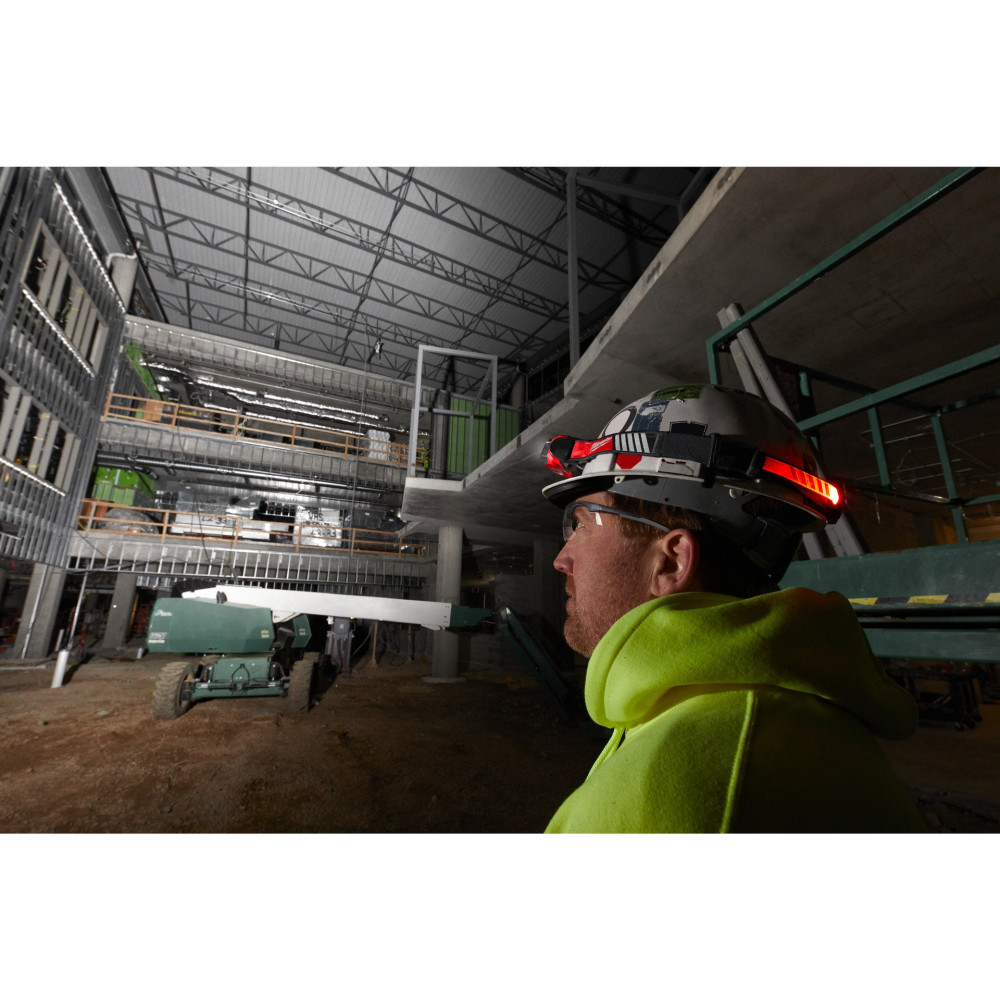 Milwaukee HI-VIS rechargeable USB flashlight-headlamp | L4 HL-VIS-301 | Great Price | Online Store - Norwit.pl