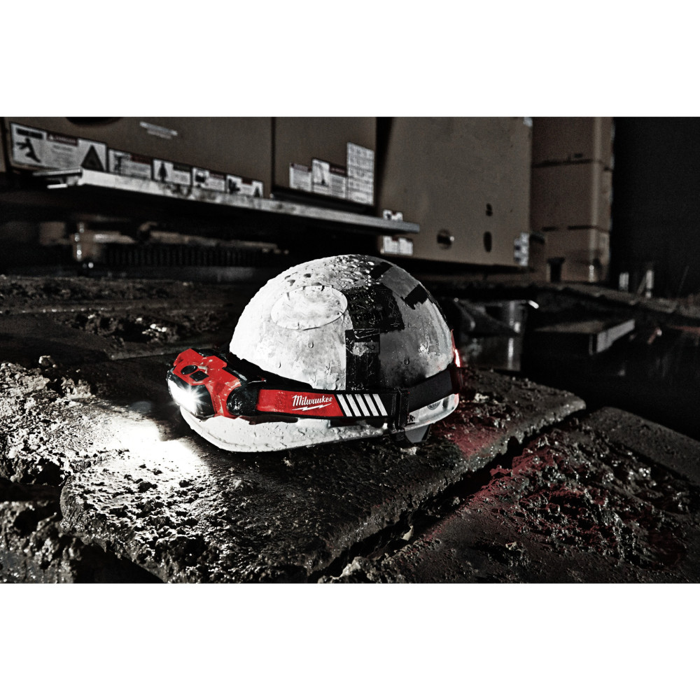 Milwaukee HI-VIS rechargeable USB flashlight-headlamp | L4 HL-VIS-301 | Great Price | Online Store - Norwit.pl