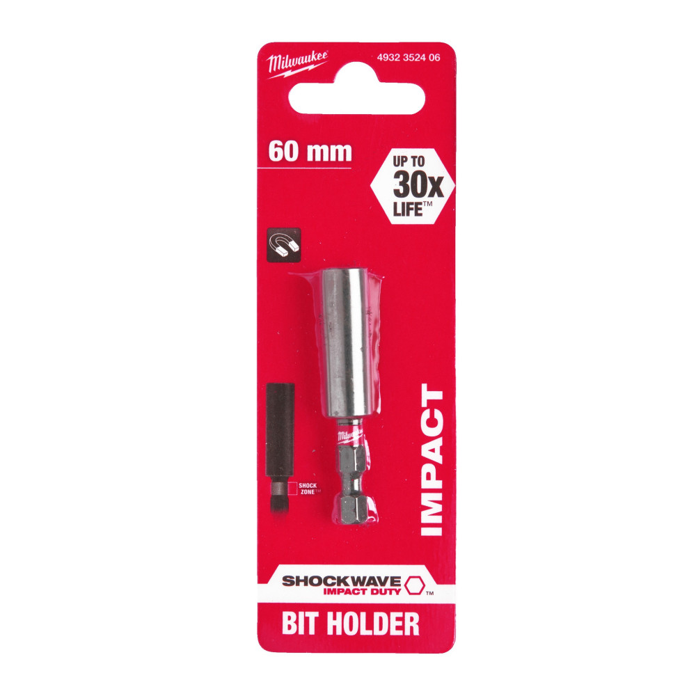 Milwaukee magnetic bit holder | Magnetic bit holder 60 mm | Great Price | Online Store - Norwit.pl