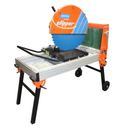 Norton Clipper CM 70 ALU 230V Table Saw For Building Materials With Blade