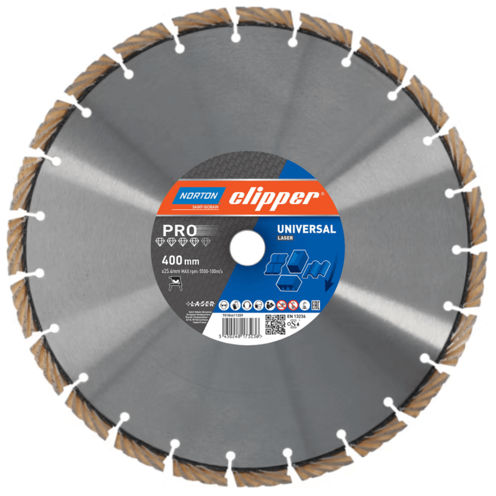 Norton Clipper PRO Universal H10 400 mm diamond disc | Good price | NORWIT.PL