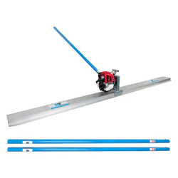 Complete Beton Trowel Bullfloat Vibratory Screed (2.5 M | Honda GX 25)