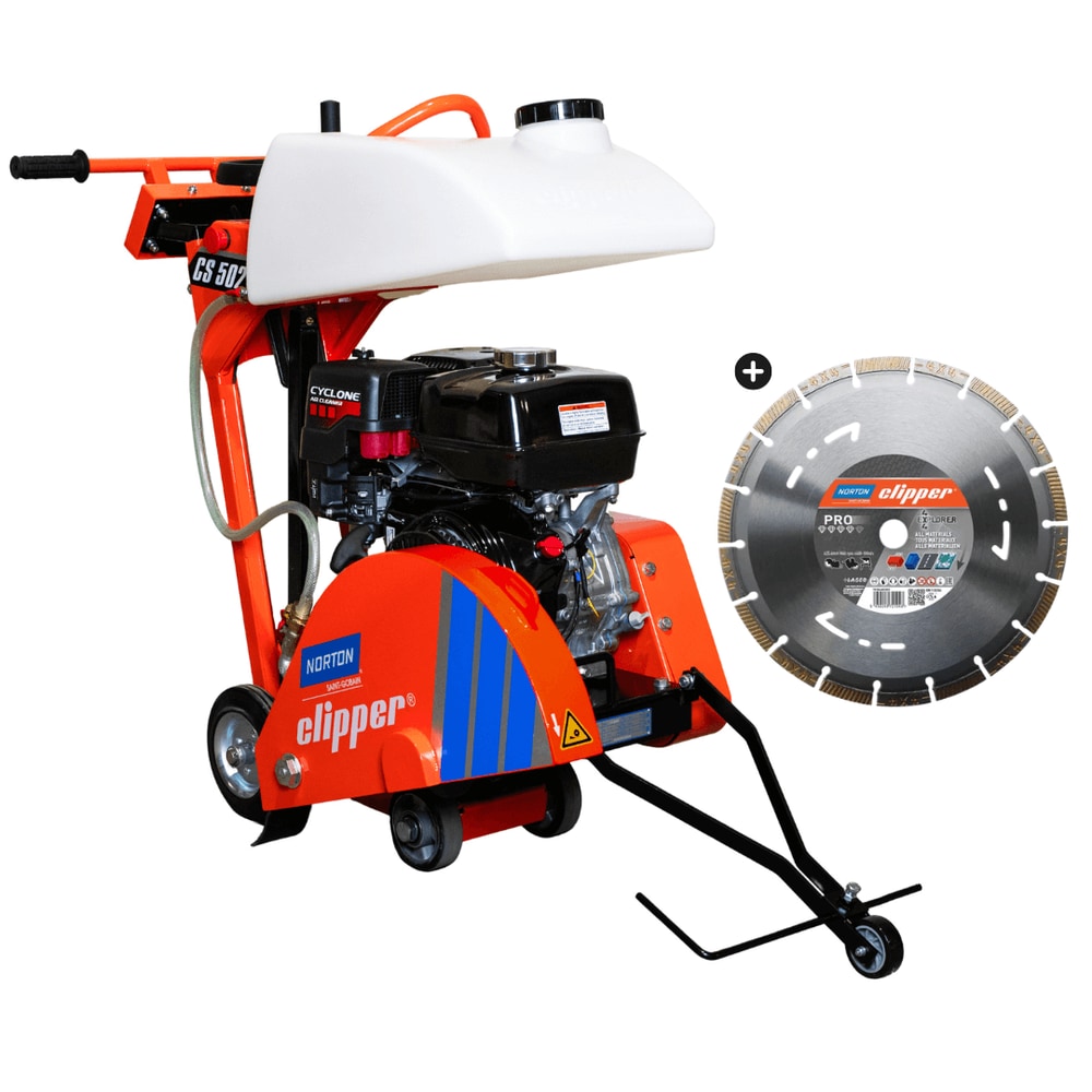Disc Cutter Norton Clipper CS 502 LV Mobile Cutting Machine (13 Hp | Honda) + 500 Mm Disc — photo 1 of 8