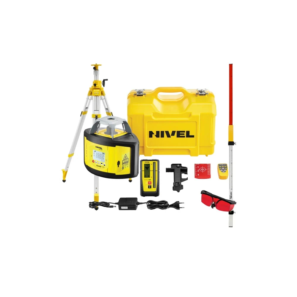Niwelator laserowy Nivel System NL540R DIGITAL - ZESTAW   łata LS-24   statyw SJJ32